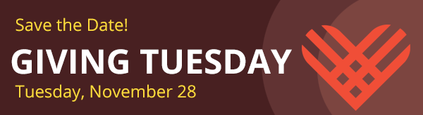 Save the Date - Giving Tuesday is November 28